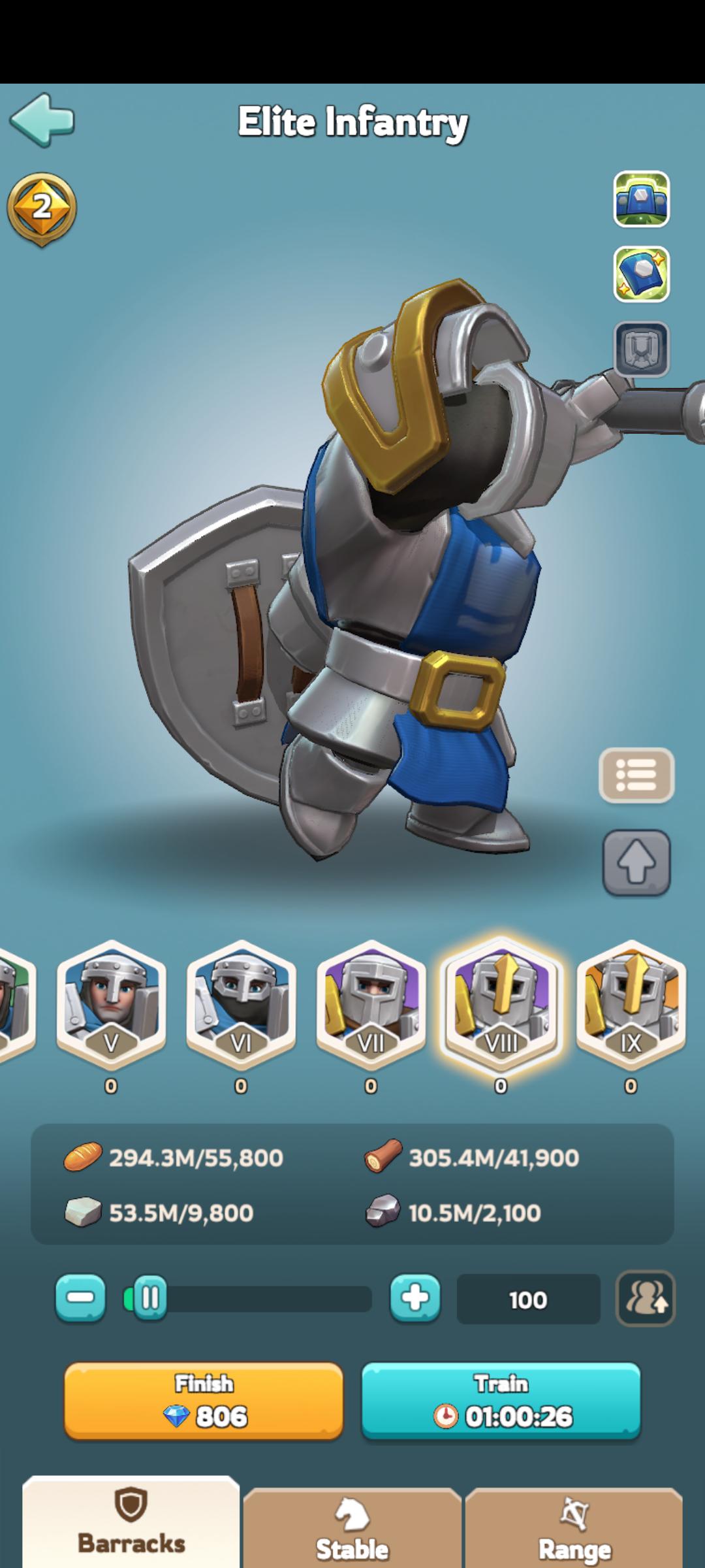 Training time table 8