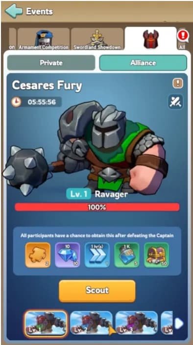 KingShot Cesares Fury Event Fundamentals - Understanding the two-component structure of individual challenges and alliance coordination for maximum rewards