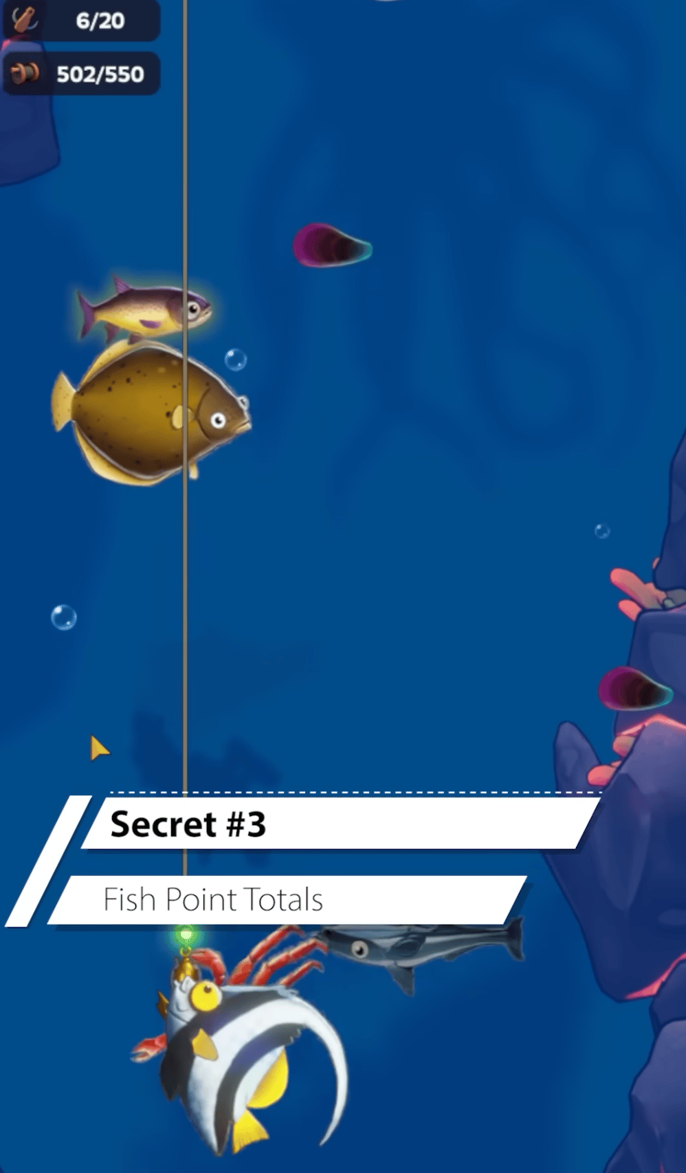 Fishing event secret 3: know fish point values