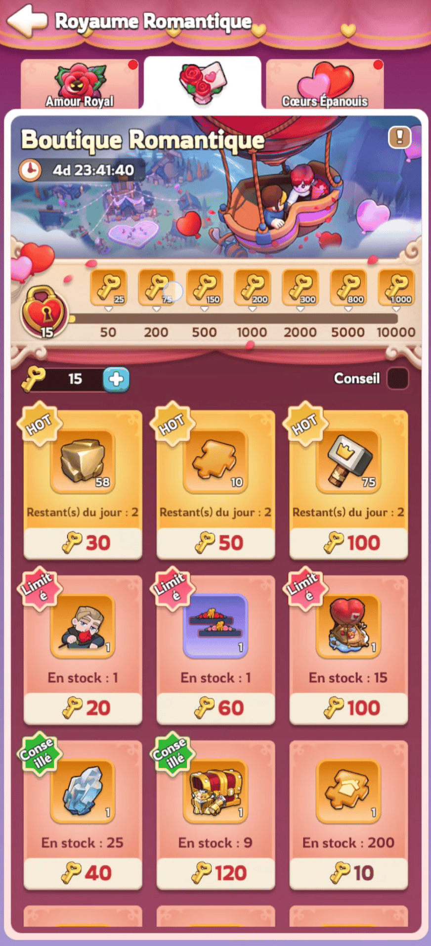 Love Key packs value comparison