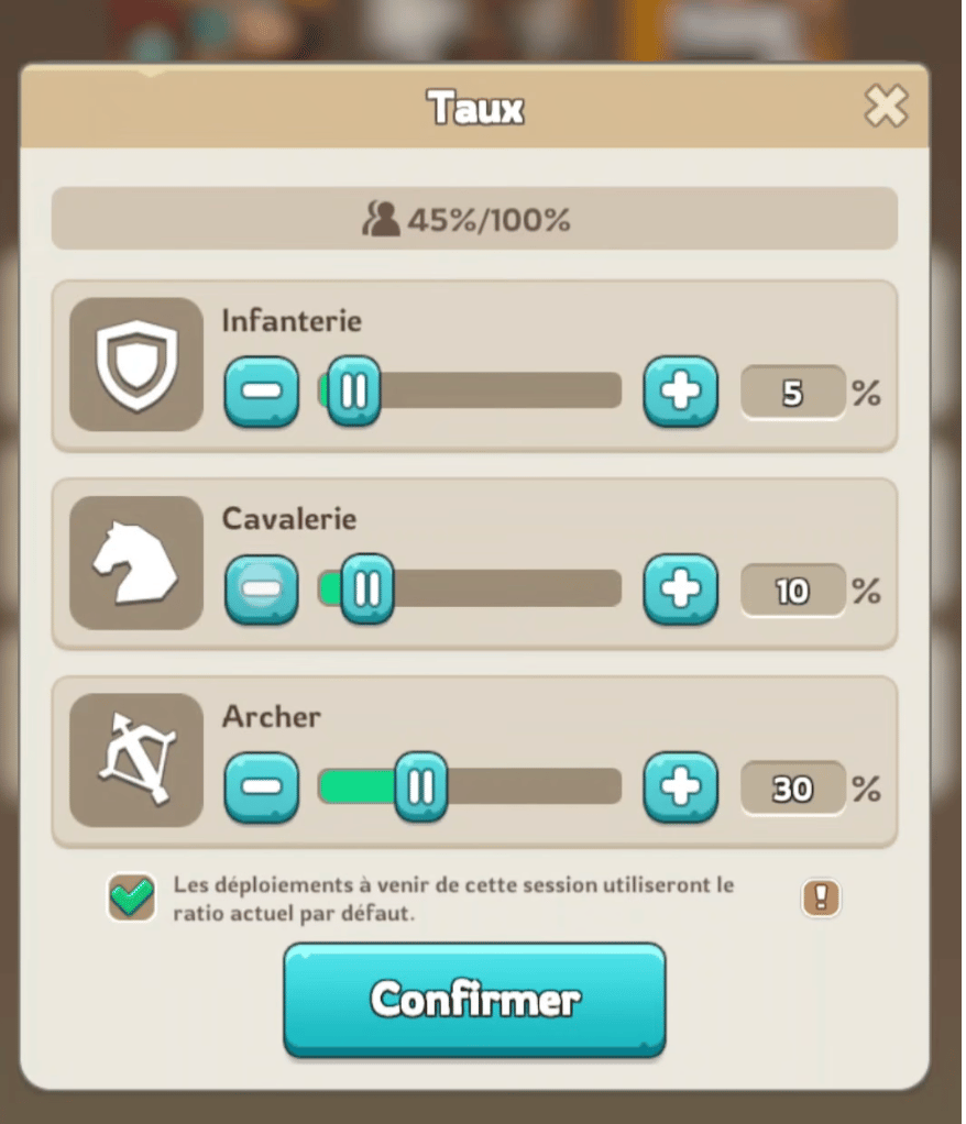 Optimized 5/10/85 Archer formation