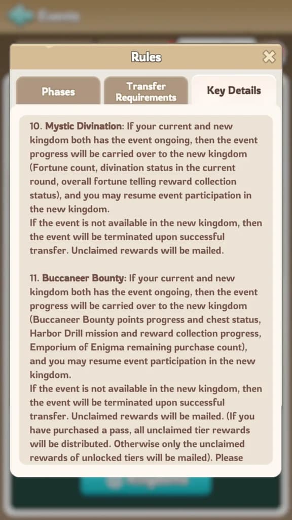 Kingdom transfer rules page 10