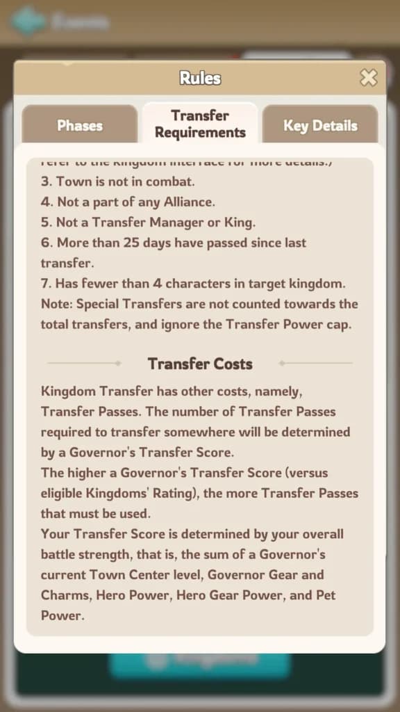 Kingdom transfer rules page 6