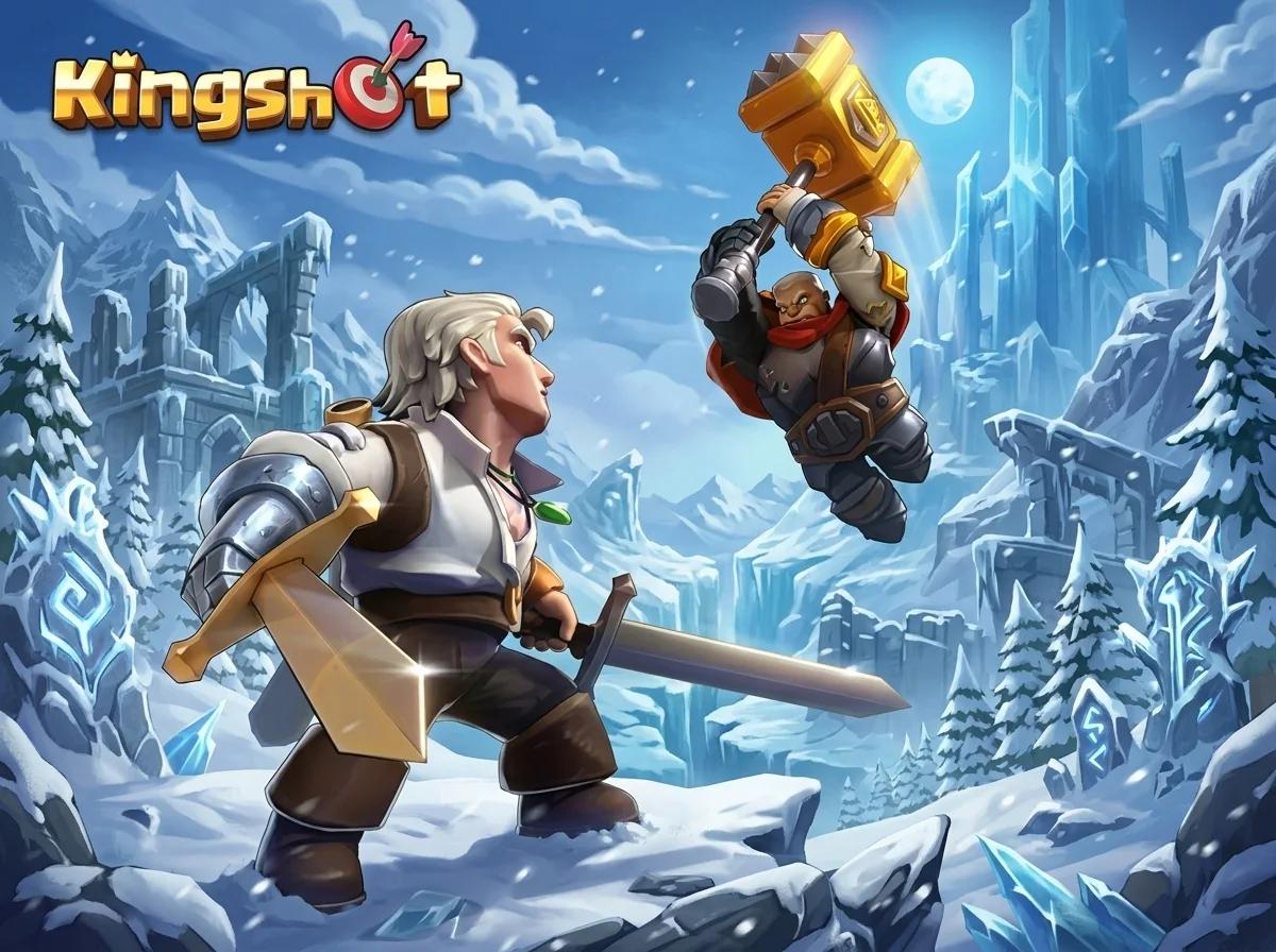 Kingshot Blizzard Brawl event cover showing the snowy battlefield.