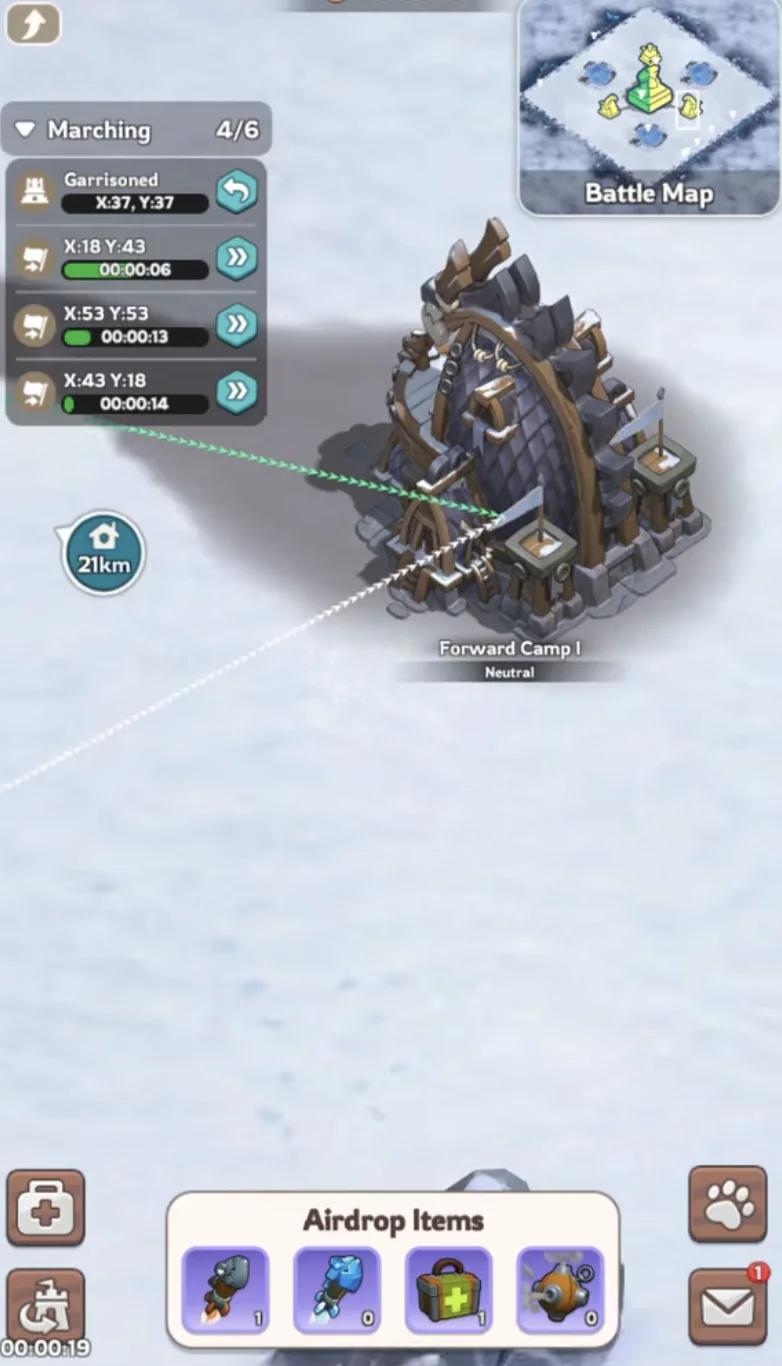 Kingshot Blizzard Brawl Vault of Valor and stronghold control strategy.
