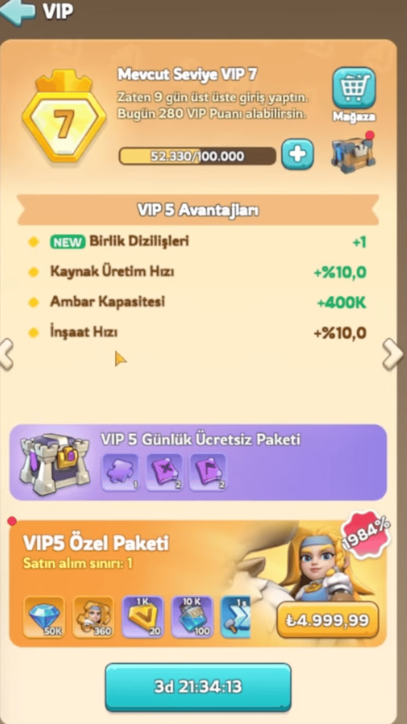 Kingshot VIP6 Dispatch Queue Benefit