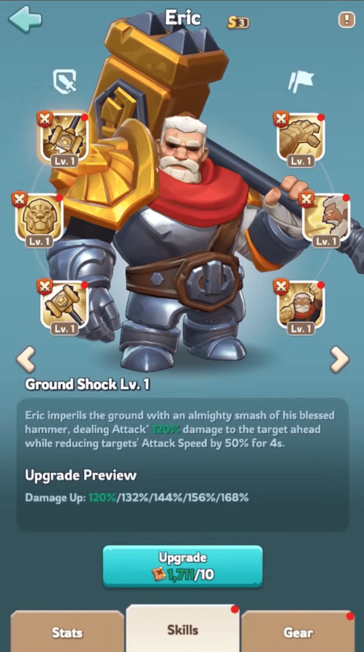 Eric â Gen 3 Infantry hero portrait