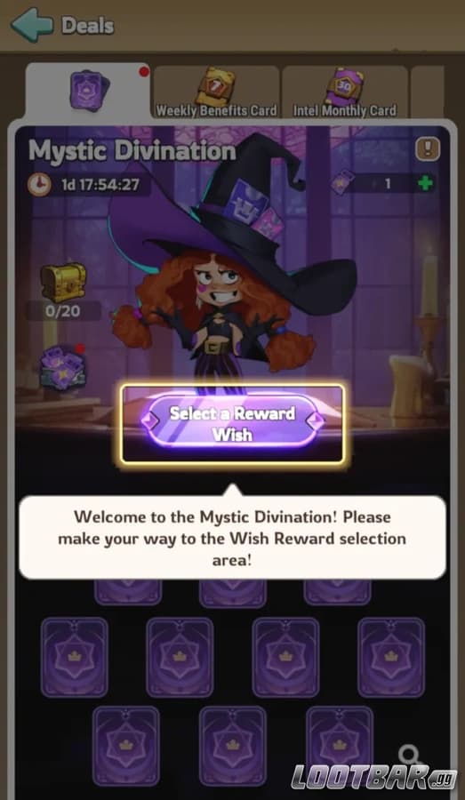 Mystic Divination rules screenshot 1