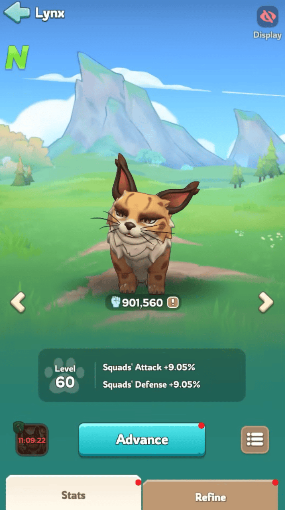 Lynx pet – Stamina boost