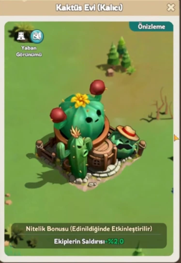 Buying the Cactus House City Skin for troop attack buffs in KingShot.