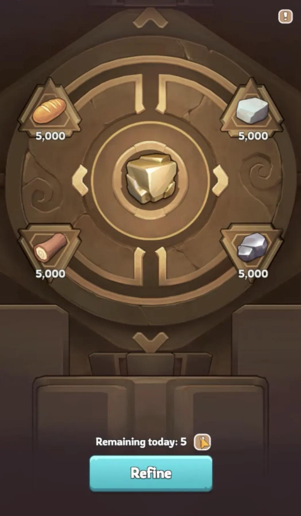 Truegold Crucible refining interface