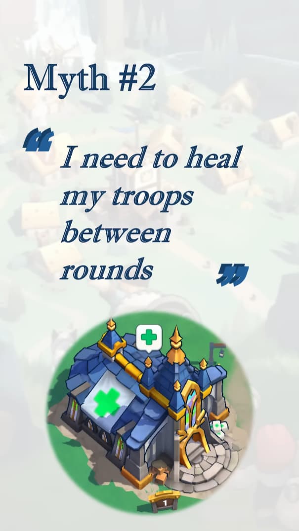 Myth #2 (Wrong): I need to heal between rounds