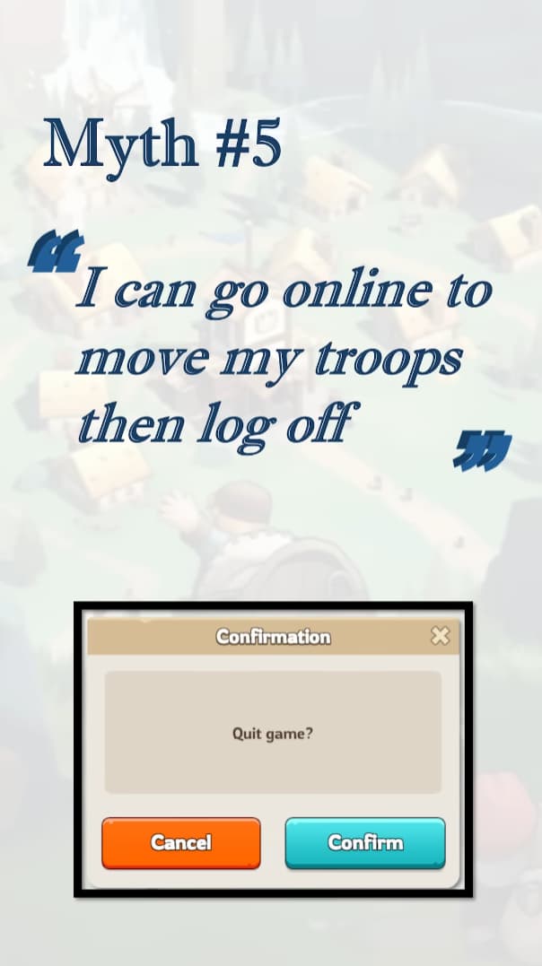 Myth #5 (Wrong): Log in briefly, then log off