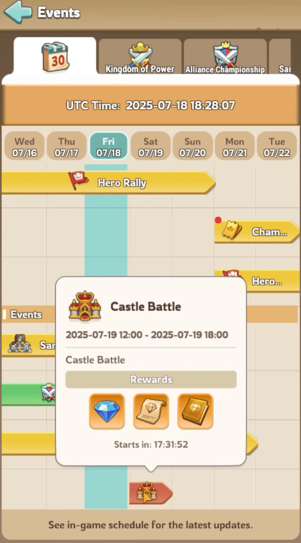 Best event for free widgets