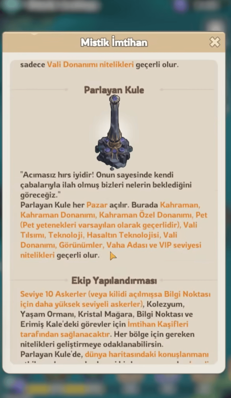 Mystic Trial Event time 6