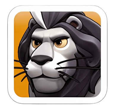 Regal White Lion