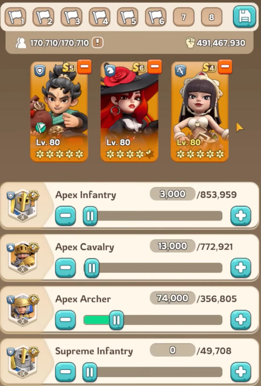 Bear rally list order