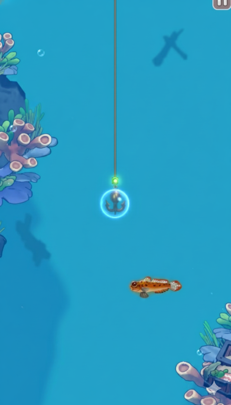 Fishing event secret 1: first cast with Prospector Map