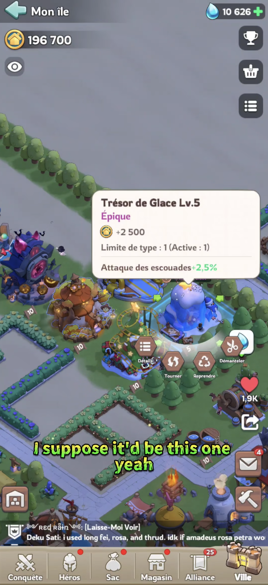 Island attack buffs