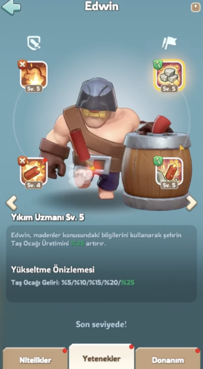 Kingshot Farm Hero Edwin Skills