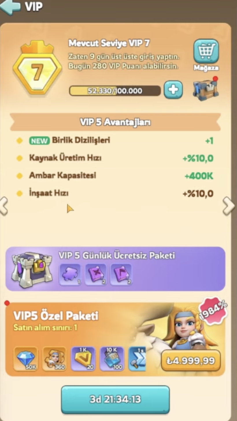 Kingshot VIP6 Dispatch Queue Benefit
