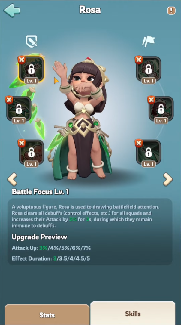 Rosa skills overview 1