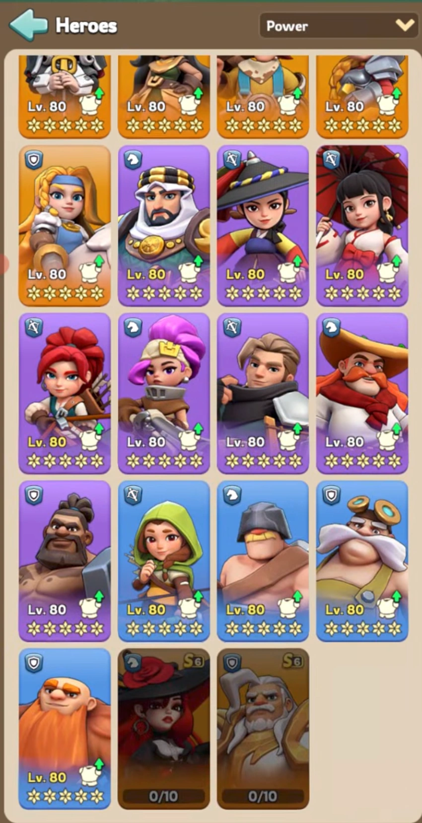 Gen 6 heroes roster overview