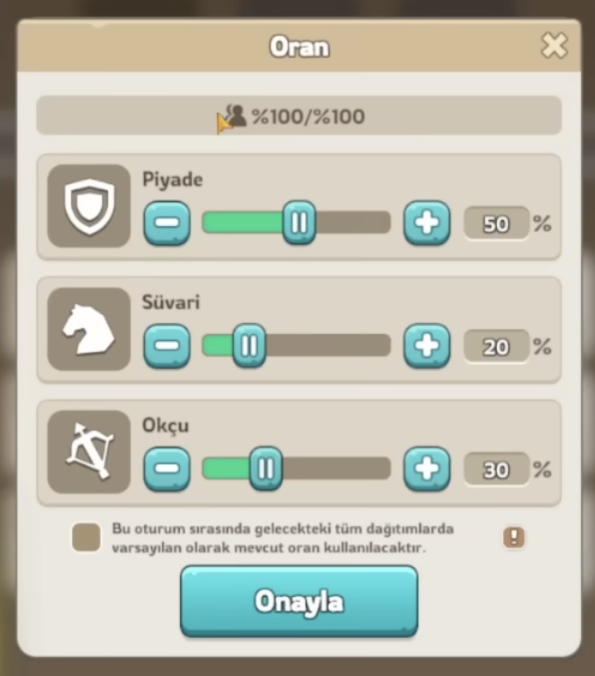 Kingshot 50/20/30 balanced troop formation ratio