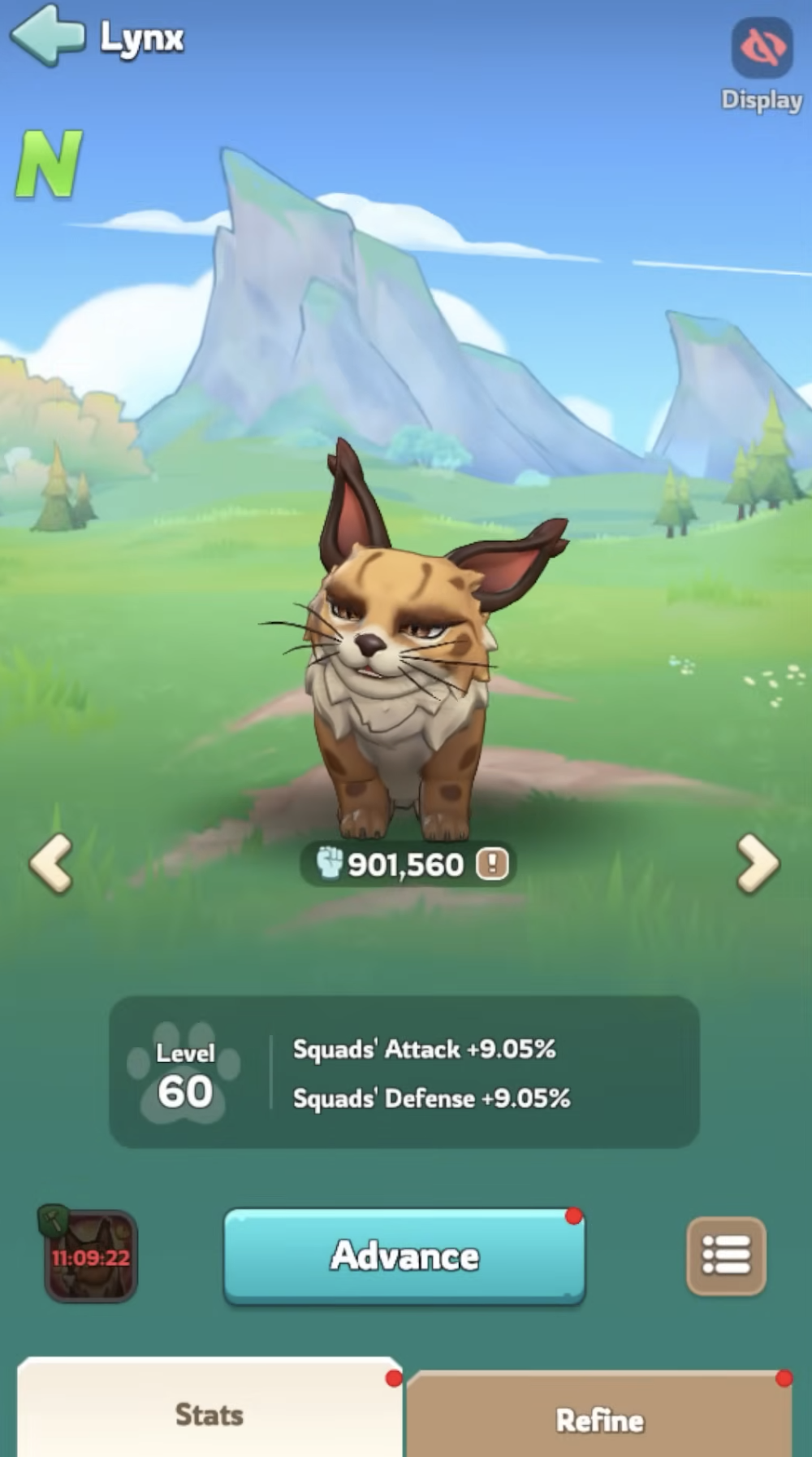 Lynx pet – Stamina boost