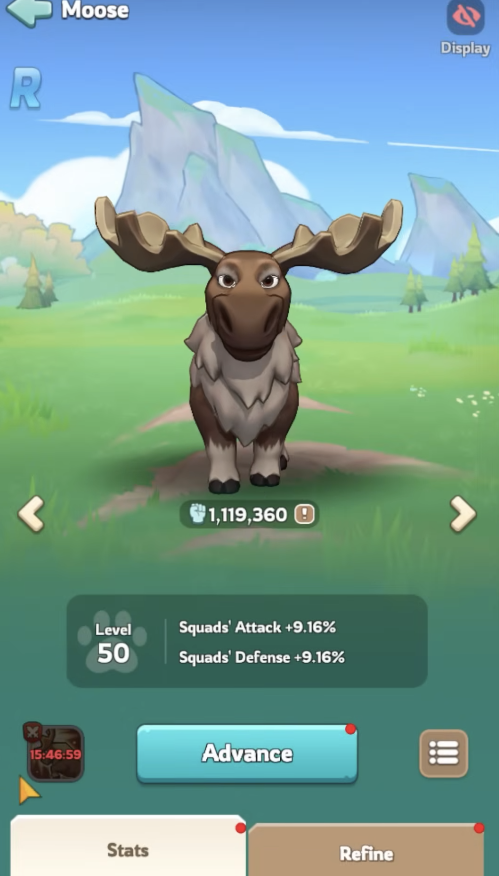 Moose pet – Enemy debuff