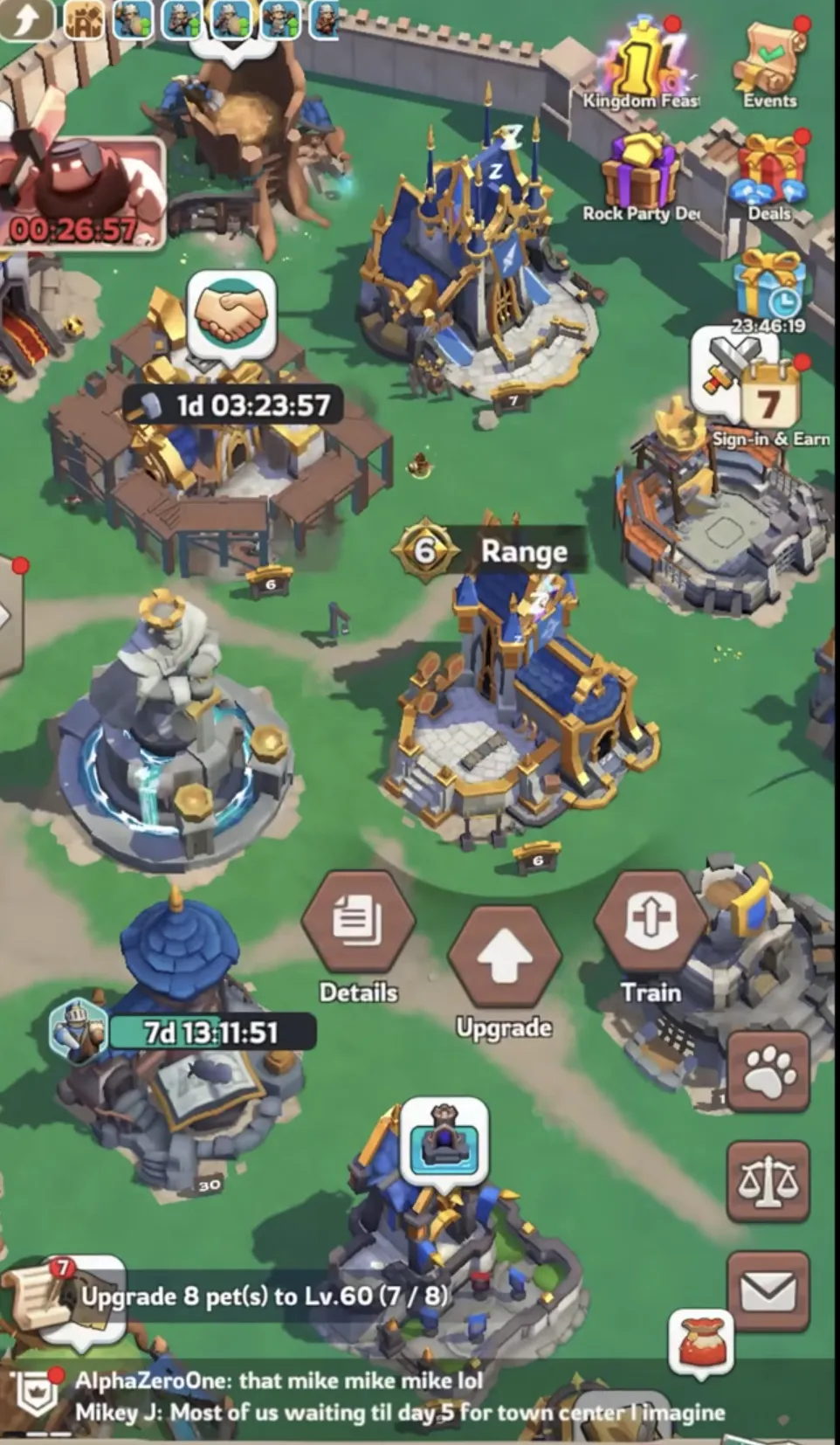 Kingshot TG8 Cavalry buffs revealing the broken 10% chance to take half damage mechanic.