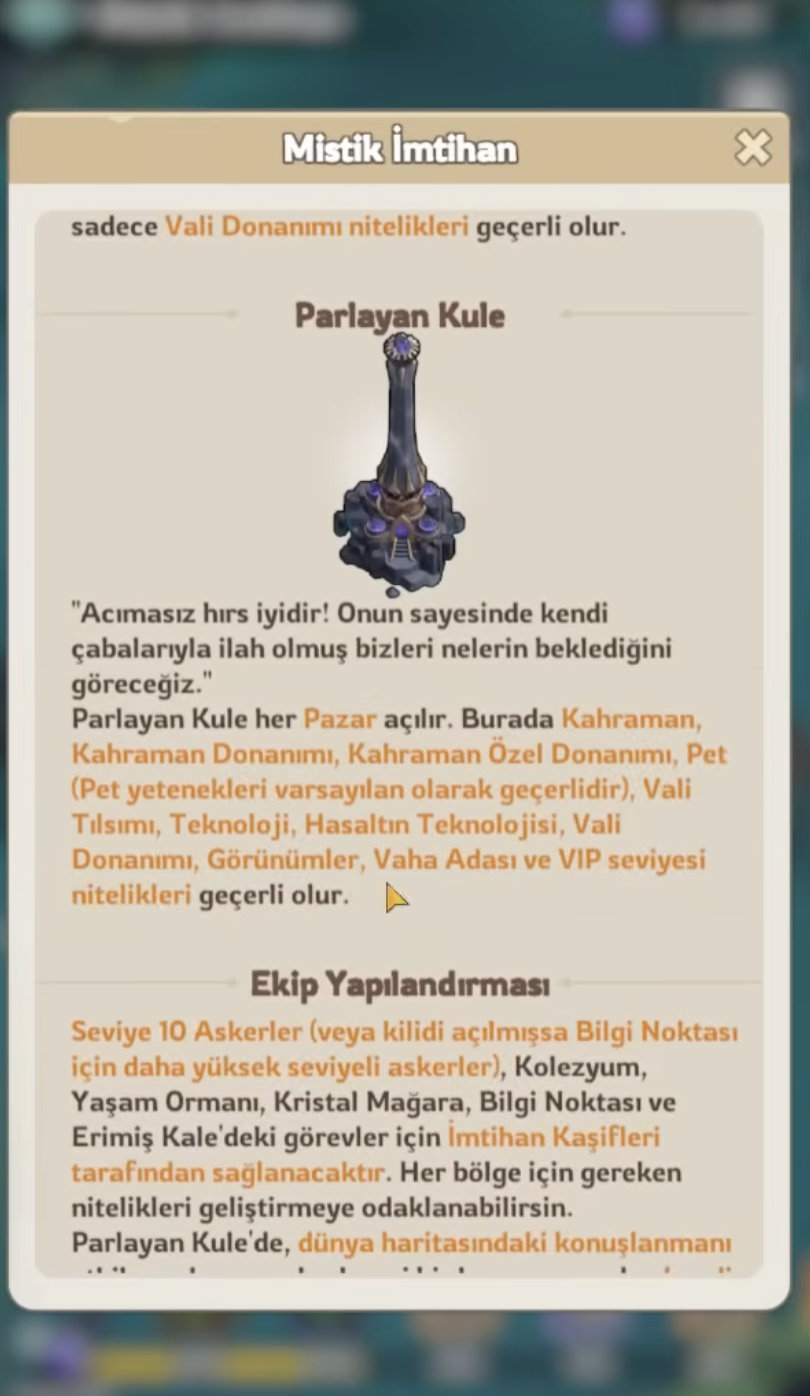 Mystic Trial Event time 6